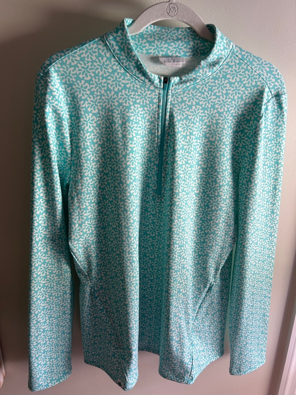 Sigrid Olsen long sleeve zip up jacket